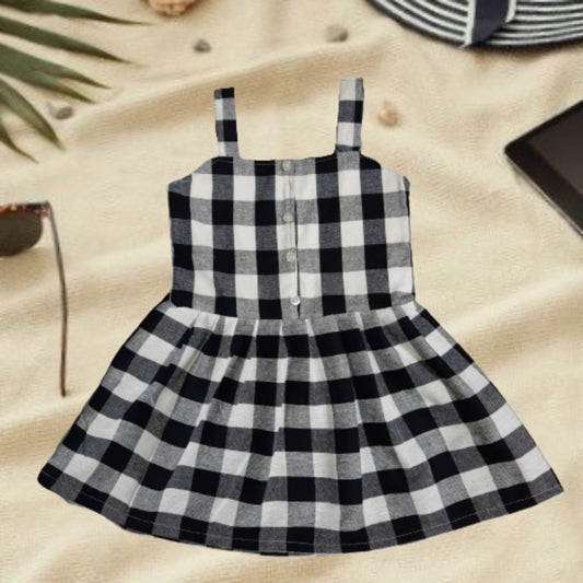 Girl's Checked Frock
